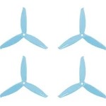 Sada vrtulí racekoptéry GEMFAN 3 listy normální 5.1 x 5.2 palec (13 x 13.2 cm) 5152 Flash-BU