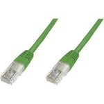 Síťový kabel RJ45 Digitus DK-1617-010/G, CAT 6, U/UTP, 1.00 m, zelená