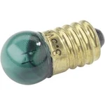 Kulatá žárovka Barthelme, 3,5 V, 0,7 W, 200 mA, E10, zelená