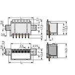 Konektor do DPS WAGO 2091-1403/005-000, 24.50 mm, pólů 3, rozteč 3.50 mm, 200 ks