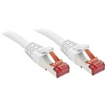 Síťový kabel RJ45 LINDY 47798, CAT 6, S/FTP, 10.00 m, bílá