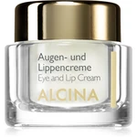 Alcina Effective Care krém na oči a rty s vyhlazujícím efektem 15 ml