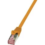 Síťový kabel RJ45 LogiLink CQ2048S, CAT 6, S/FTP, 1.50 m, oranžová