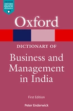 A Dictionary of Business and Management in India