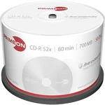 CD-R 80 700 MB Primeon 2761102 50 ks vřeteno stříbrný matný povrch