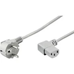 Síťový kabel s IEC zásuvkou Goobay NE3-KG/WW2, 2.00 m, šedá