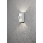 Venkovní nástěnné LED svítidlo Konstsmide 7934-310, 9 W, stříbrná/šedá