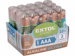 Baterie alkalické EXTOL ENERGY ULTRA +, 20ks, 1,5V AA (LR6)