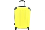 Cestovní  palubní  skořepinový  kufr na čtyřech kolečkách Arteddy (XS) 30l - žlutá