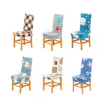 Elastic Dining Chair Cover cartoon Animals Stretch Chair Seat Slipcover Office Computer Chair Protector Home Office Furn