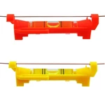 HACCURY Pen-shaped Horizontal Mini Rope Bubble Line Level Lanyard Level Meter Line Level Red Yellow Optional 1 PCS