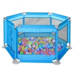 Kids Furniture Playpen Set Children Toys Swimming Pool Safety Barriers Babys Playground Ball Park with 20 Pcs Colorful B