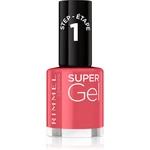 Rimmel Super Gel gélový lak na nechty bez použitia UV/LED lampy odtieň 032 Cocktail Passion 12 ml