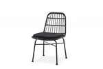 Zahradní židle K401 Černá
