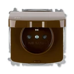 ABB Tango zásuvka IP44 hnědá 5519A-A02997 H
