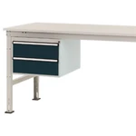 Manuflex ZB4512.7016  Spodná konštrukcia domu, stacionárne, využiteľná výška 300 mm s 2 zásuvkami. Pre hĺbku stola 800 m
