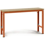 Manuflex AU7015.2001 UNIVERSAL špeciálny pracovný základný stôl s multiplexovou doskou, ŠxHxV = 1000 x 800 x 722-1022 mm