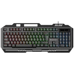 Denver GKB-231 DE USB herná klávesnica podsvietenie nemecká, QWERTZ čierna