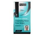 Beauty Formulas Čisticí pásky na nos s aktivním uhlím Charcoal (Cleansing Nose Pore Strips)  6 ks