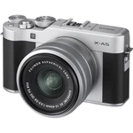 Digitálny fotoaparát Fujifilm X-A5 + 15-45 mm strieborný digitálny kompakt s výmenným objektívom • 24,2 Mpx APS-C CMOS snímač • 4K video/15 FPS • funk