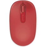 Myš Microsoft Wireless Mobile Mouse 1850 (U7Z-00034) červená bezdrôtová myš • optický senzor • rozlíšenie 1 000 DPI • 2 tlačidlá • miniatúrny USB vysi