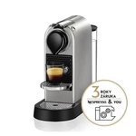 Espresso Krups Nespresso Citiz XN741B10 strieborné kávovar na kapsuly • retro dizajn • 2 veľkosti kávy • zásobník 1 000 ml • príkon 1 260 W • prevádzk