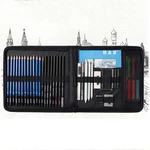 H&B 42pcs Sketching Pencil Set Professional Graphite Charcoal Drawing Pencil Kit for Beginner Engineering Drawing Design