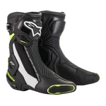 Dámské moto boty Alpinestars SMX Plus 2 černá/bílá/žlutá fluo  46  černá/bílá/žlutá fluo