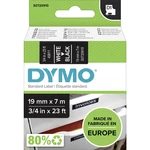 páska do štítkovača  DYMO D1 45811  Farba pásky: čierna Farba písma:biela 19 mm 7 m