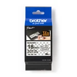 Brother TZe-SE4 Pro Tape, 18mm x 8m, bílý tisk/černý podklad, originální páska Brother TZe-SE4 Pro Tape, 18mm x 8m, bílý tisk/černý podklad, originální páska