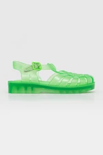 Dětské sandály Melissa zelená barva