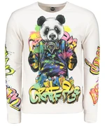 Maglione unisex  Mr. GUGU & Miss GO GRAFFITI PANDA