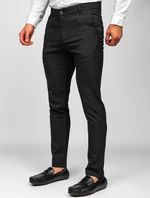 Pantaloni negri chinos Bolf 0016