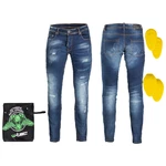 Pánské moto jeansy W-TEC Feeldy  M  modrá