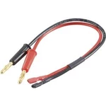 Nabíjecí kabel pro olověné akumulátory Modelcraft 208350, [2x banánková zástrčka - 2x přípojka olověného akumulátoru], 25.00 cm, 2.5 mm²