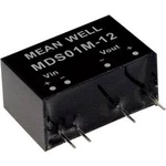DC/DC měnič napětí, modul Mean Well MDS01N-12, 84 mA, 1 W, Počet výstupů 1 x