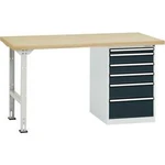 Dílenském COMBI model 2 s multiplex deska, Šxhxv = 1500 x 700 x 840 mm Manuflex TP5088.7016 TP5088.7016