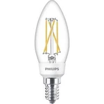 LED žárovka Philips Lighting 77215400 230 V, E14, 5 W, 2.5 W, 1 W = 40 W, 18 W, 9 W, teplá bílá, A+ (A++ - E), tvar svíčky, stmívatelná, 1 ks
