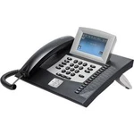 Systémový telefon, ISDN Auerswald COMfortel 2600 záznamník, konektor na sluchátka dotykový displej černá, stříbrná