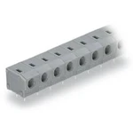 Pružinová svorkovnice WAGO 235-504, 1.50 mm², Pólů 4, šedá, 140 ks