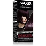 Syoss Color permanentní barva na vlasy odstín 3-3 Dark Violet