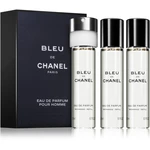 Chanel Bleu de Chanel travel refill parfémovaná voda náhradní náplň pro muže 3 x 20 ml Chanel Bleu de Chanel travel refill parfémovaná voda náhradní náplň pro muže 3 x 20 ml