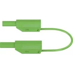 Stäubli SLK410-E/N bezpečnostní měřicí kabely [lamelová zástrčka 4 mm - lamelová zástrčka 4 mm] zelená, 0.50 m