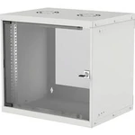 19" nástěnná rozváděcí skříň Intellinet 19" Wandverteiler Basic Line 9HE grau 714167, 9 HE, šedobílá (RAL 7035)