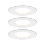 Vestavné svítidlo do koupelny - LED Paulmann Nova 93460, 19.5 W, sada 3 ks, bílá (matná)