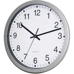 DCF nástěnné hodiny EUROTIME 56831-07, (Ø x h) 30 cm x 4,3 cm, stříbrná