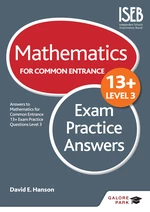 Mathematics Level 3 for Common Entrance at 13+ Exam Practice Answers