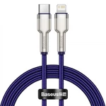 Kábel Baseus Cafule USB-C/Lightning PD 20W, 1m (CATLJK-A05) fialový USB-C/Lightening kábel • dĺžka 1 m • odolný kábel • kompatibilný pre smartfóny, iP