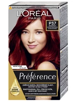 Permanentná farba Loréal Préférence P37 intenzívna tmavá červená - L’Oréal Paris + darček zadarmo