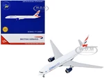 Boeing 777-200ER Commercial Aircraft with Flaps Down "British Airways - OneWorld" White 1/400 Diecast Model Airplane by GeminiJets